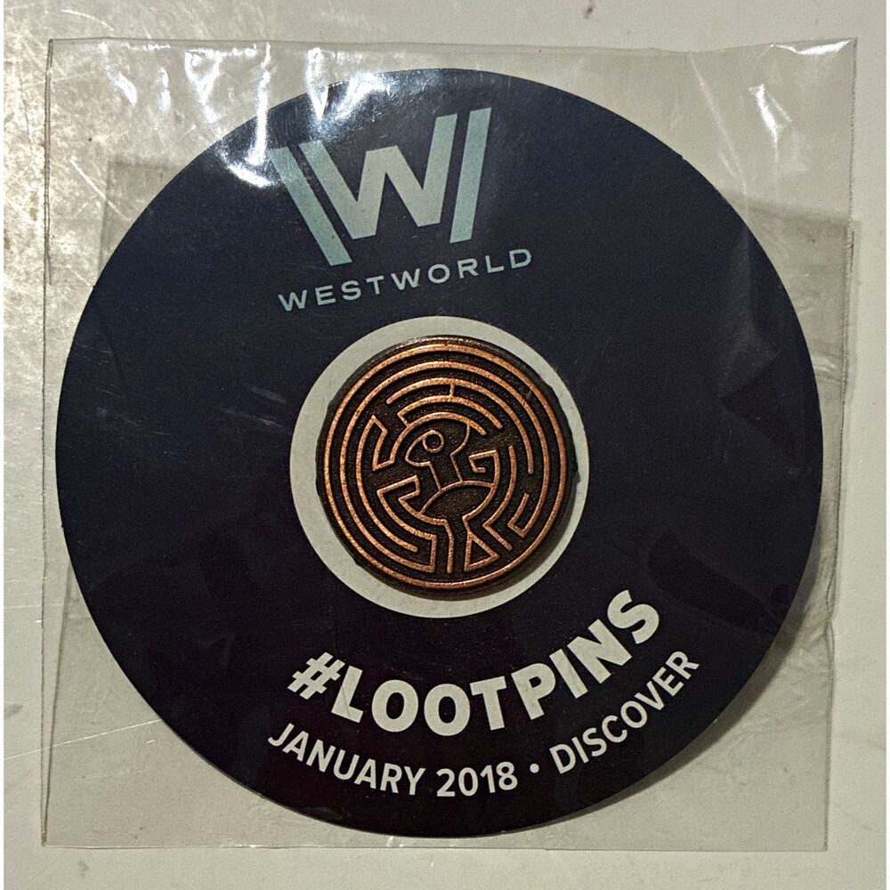 Westworld Maze Loot Crate Pin January 2018 Discover HBO Exclusive Sealed